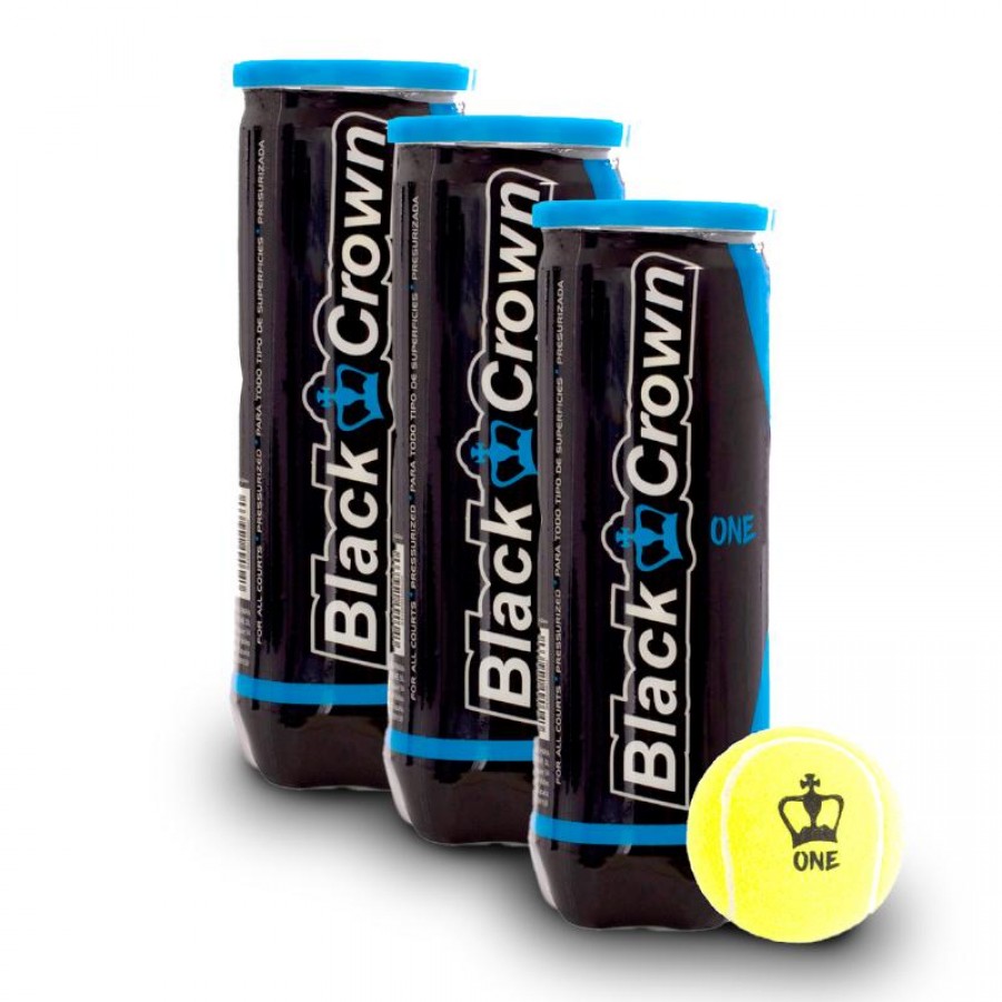 Paquet de 3 bidons Black Crown One Ball