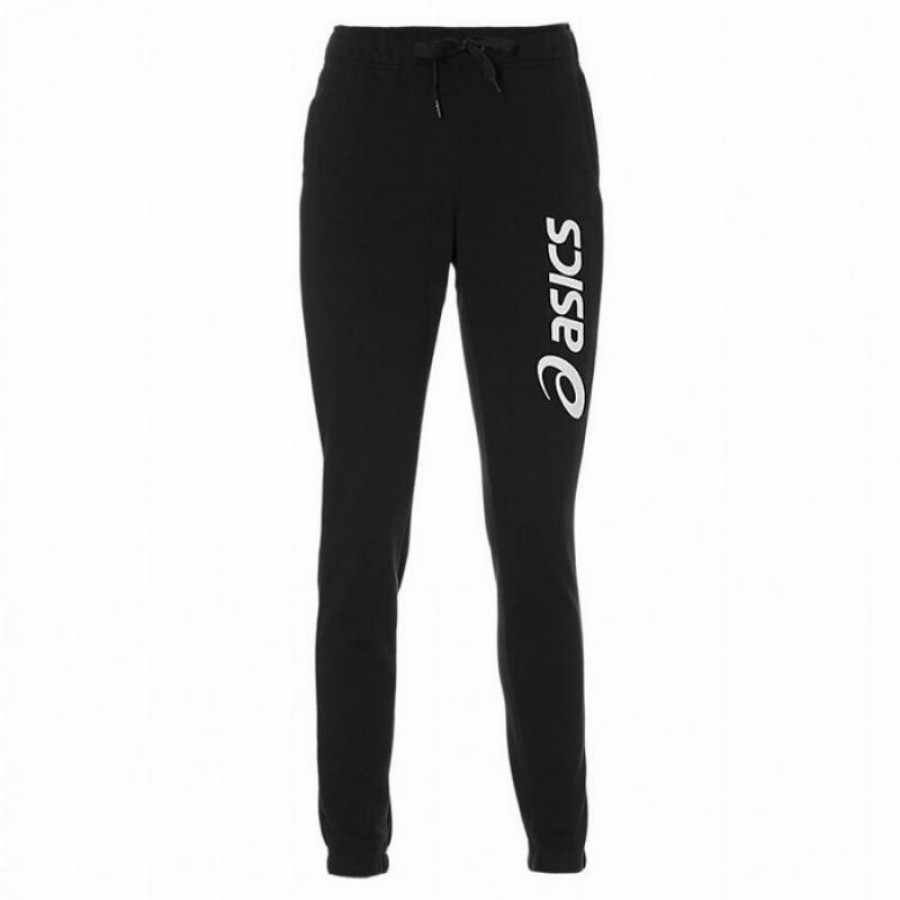 Pantalon Asics Logo Grande Negro Mujer