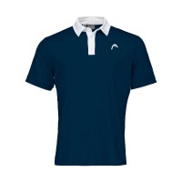 Polo Head Slice Azul Oscuro Blanco