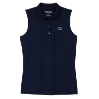 Polo Lacoste Ultra Dry Azul Marino Mujer