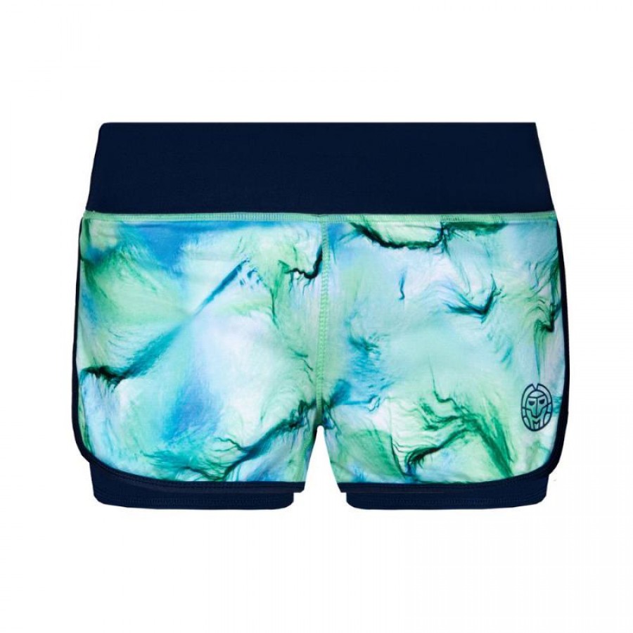 Short Bidi Badu Chidera Vert Bleu Fonce Femmes