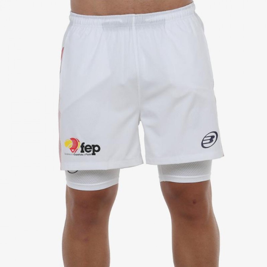 Bullpadel FEP Elato Blanco Shorts