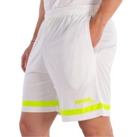 Short Softee Primax Blanco Amarillo Fluor