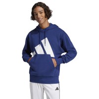 Sudadera Adidas Essentials Azul Oscuro Blanco