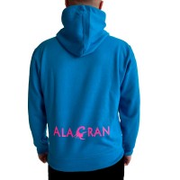 Sudadera Alacran Team Azul Fluor Rosa Fluor