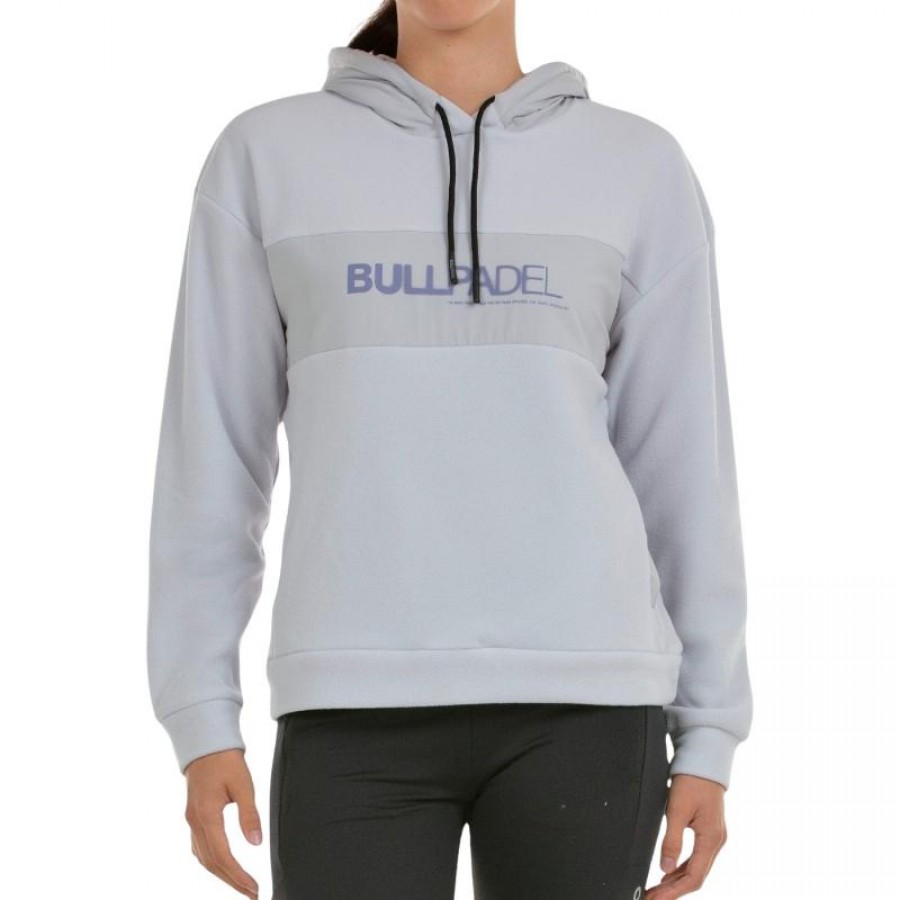 Sudadera Bullpadel Neque Gris Perla