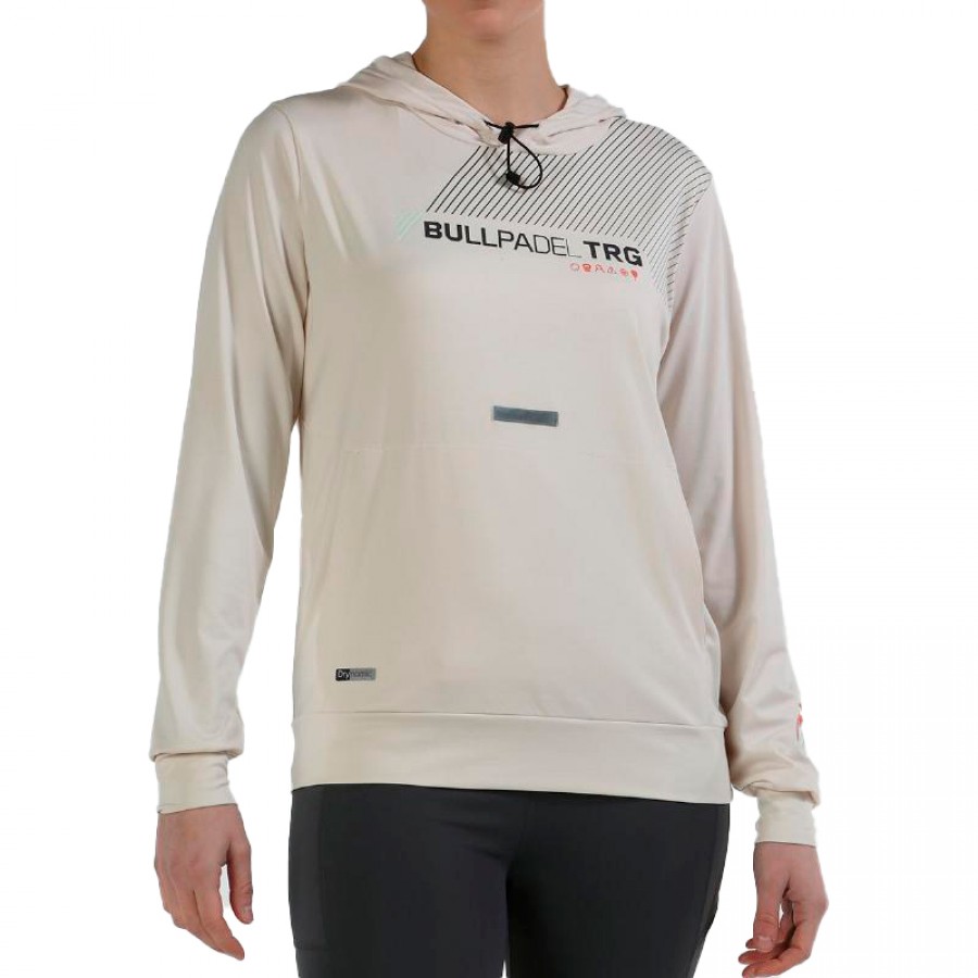 Sudadera Bullpadel Tonal Marfil