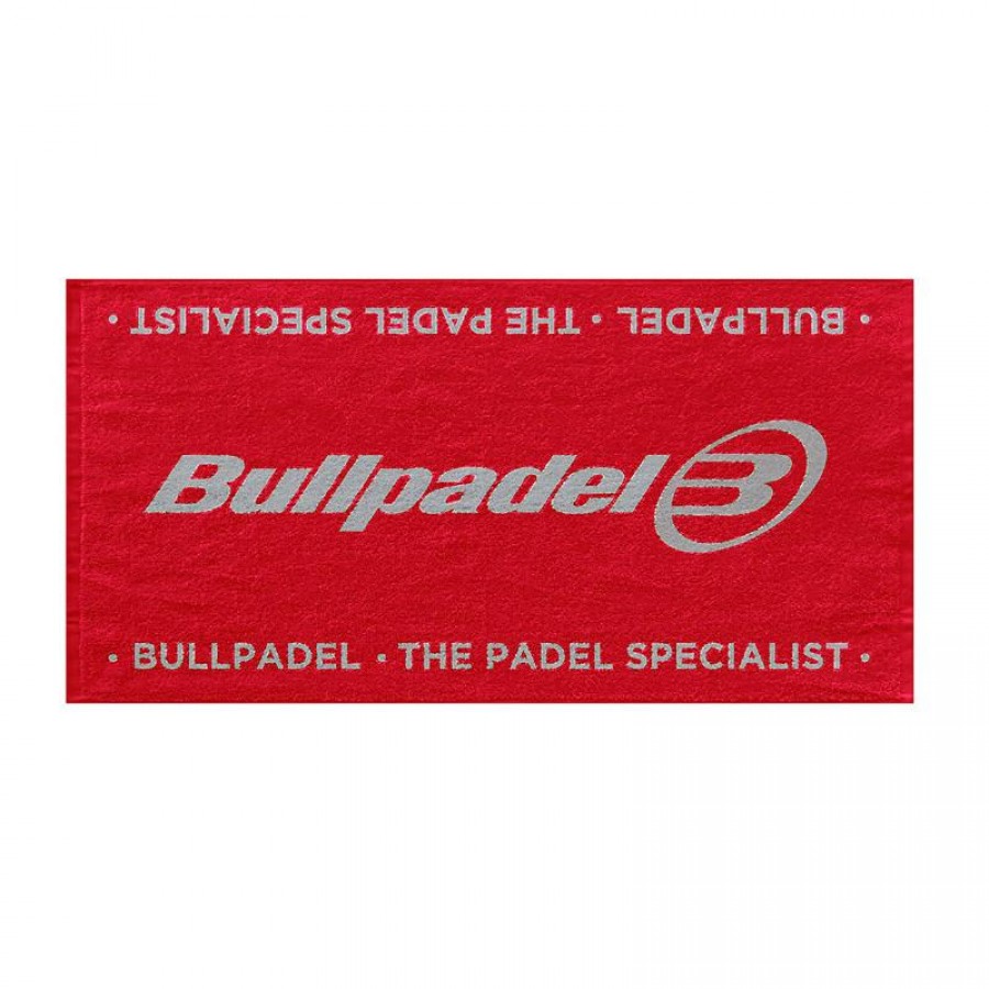 Toalla Bullpadel 100x50 Rojo