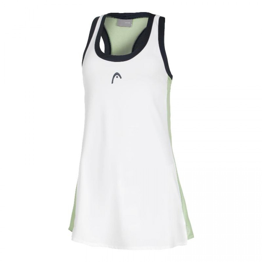 Head Play Tech Dress White Green