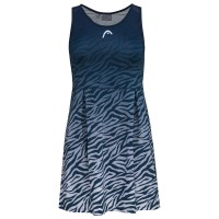 Vestido Head Spirit Azul Oscuro Print