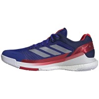 Zapatillas Adidas Crazyquick Boost Padel Azul Plata Blanco