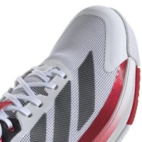 Zapatillas Adidas Crazyquick Boost Padel Blanco Negro Rojo