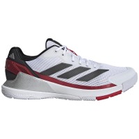 Zapatillas Adidas Crazyquick LS Padel Blanco Negro Rojo