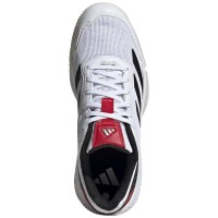 Zapatillas Adidas Courtquick Padel Blanco Negro Rojo