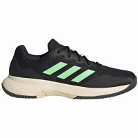 Zapatillas Adidas Game Court Negro Verde