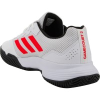 Zapatillas Adidas GameCourt 2 Blanco Rojo Negro