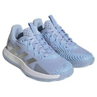 Zapatillas Adidas SoleMatch Control Clay Azul Mujer