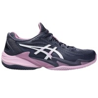 Zapatillas Asics Court FF 3 Clay Azul Indigo Blanco Mujer