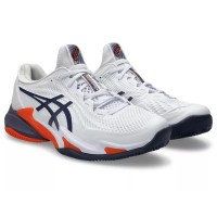 Asics Court FF 3 Clay White Gray Orange Sneakers