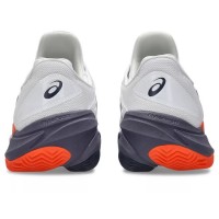 Zapatillas Asics Court FF 3 Clay Blanco Gris Naranja