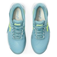 Sneakers Asics Gel Challenger 14 Clay Grey Blue Yellow Neon Women