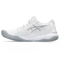 Zapatillas Asics Gel Challenger 14 Padel Blanco Plata Mujer