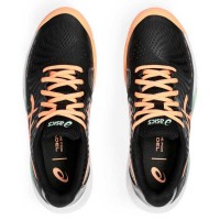 Zapatillas Asics Gel Challenger 14 Padel Negro Naranja Mujer