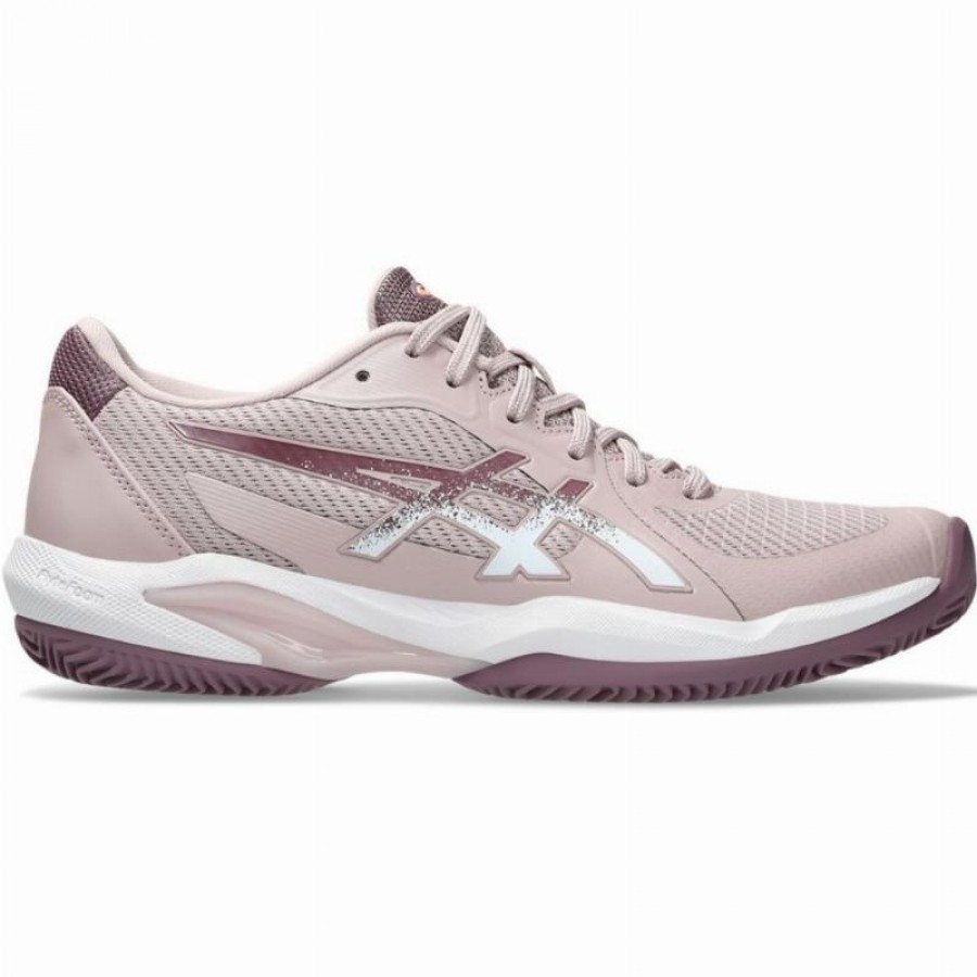 Zapatillas Asics Solution Swift FF 2 Clay Rosa Blanco Mujer