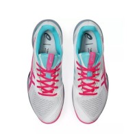 Baskets Asics Solution Speed FF 3 Padel Blanc Rose