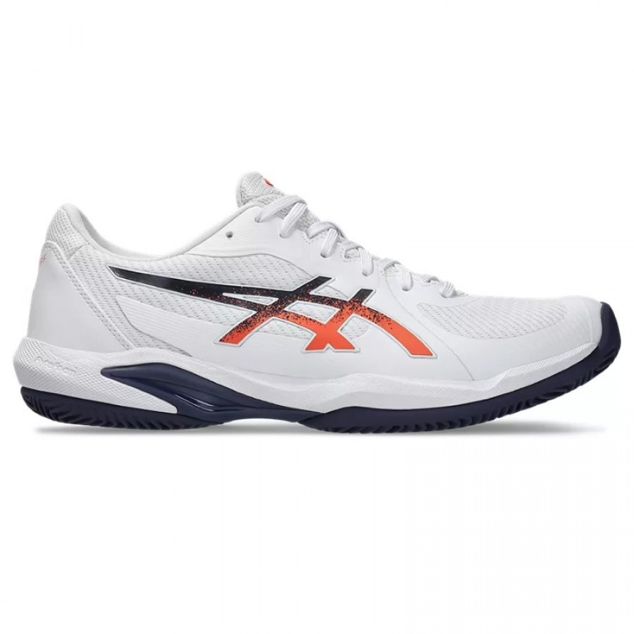 Asics Solution Swift FF 2 Clay White Blue Orange Sneakers