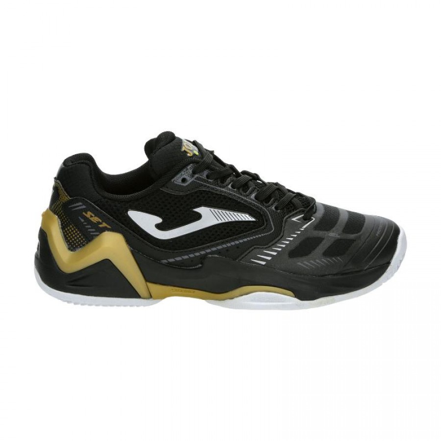 Zapatillas Joma Set 2301 Negro Oro Mujer