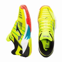 Joma WPT Open 2209 Fluorescent Yellow Black Sneakers