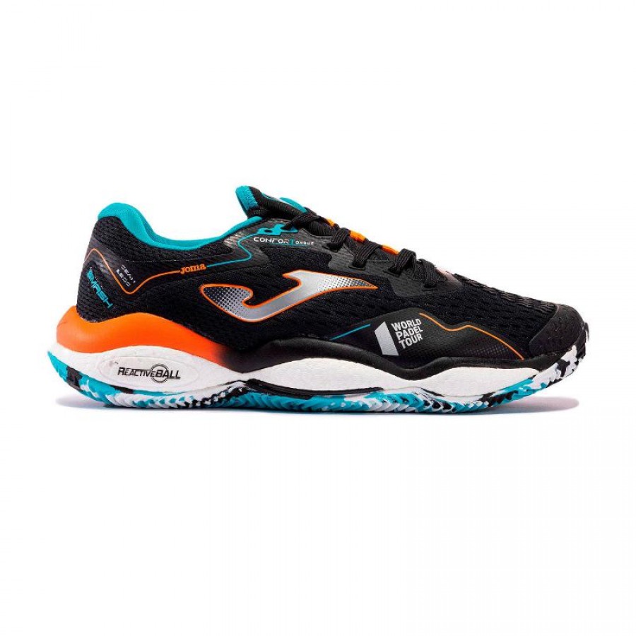 Chaussures Joma WPT T.Smash 2301 Noir Turquoise