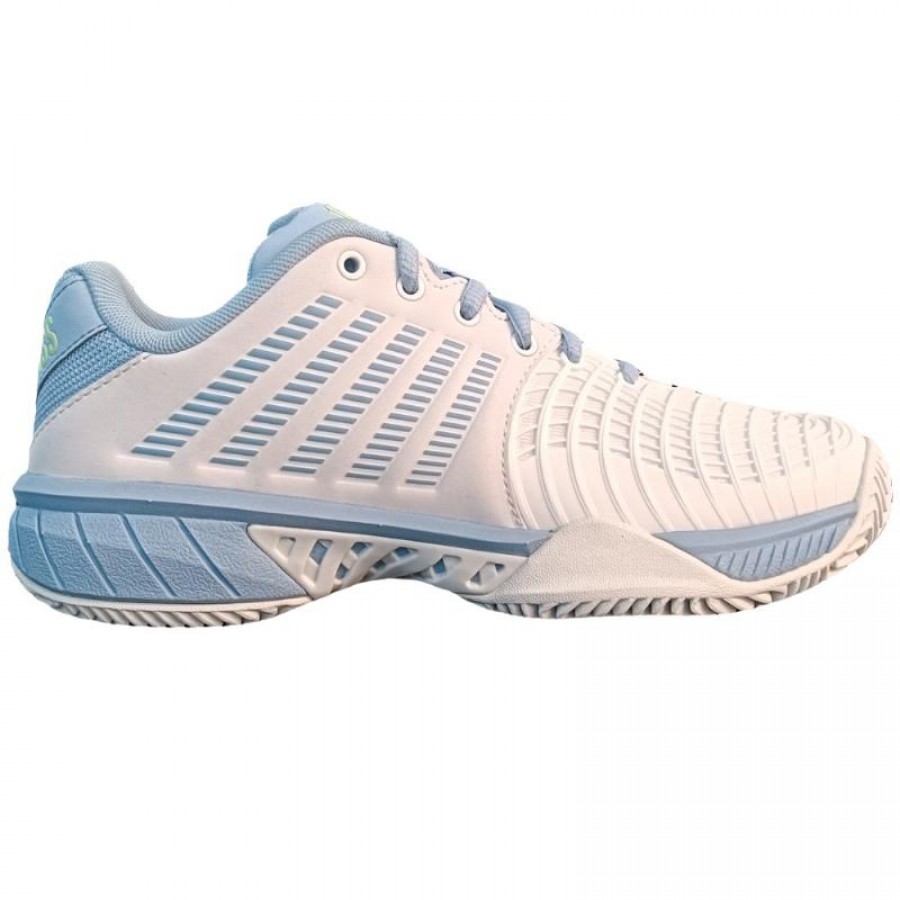 Zapatillas Kswiss Express Light 3 HB Clay Blanco Azul Verde Mujer