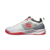 Zapatillas Lotto Mirage 200 Blanco Rojo Poppy Gris