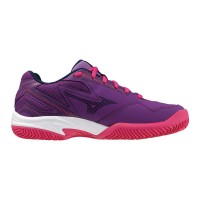 Chaussures Femme Mizuno Break Shot 4 Padel Violet Blanc Fuchsia