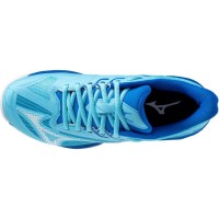 Zapatillas Mizuno Wave Exceed Light 2 Clay Azul Blanco Mujer