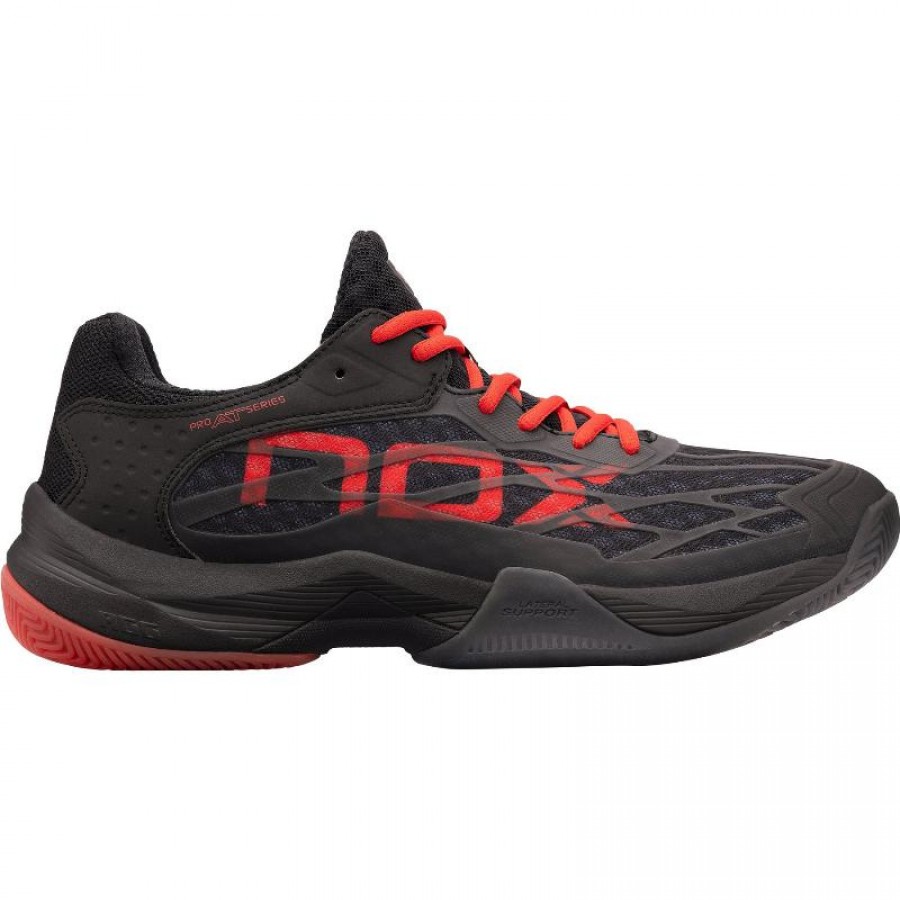 Zapatillas Nox At10 Lux Negro Rojo