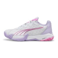 Zapatillas Puma Nova Elite Plata Blanco Violeta Mujer