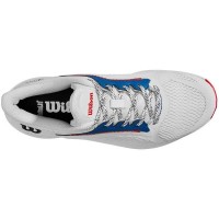 Zapatillas Wilson Hurakn 2.0  Blanco Azul Rojo Mujer