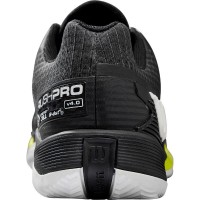 Zapatillas Wilson Rush Pro 4.0 Clay Negro Blanco Amarillo