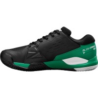 Wilson Rush Pro Ace CLAY Noir Vert Blanc Sneakers