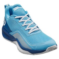 Zapatillas Wilson Rush Pro Lite Azul Royal Cielo Blanco Mujer